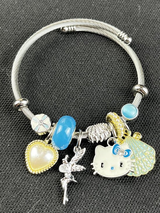 Hello Kitty Accessories - Blue Hello Kitty Bracelet cute
